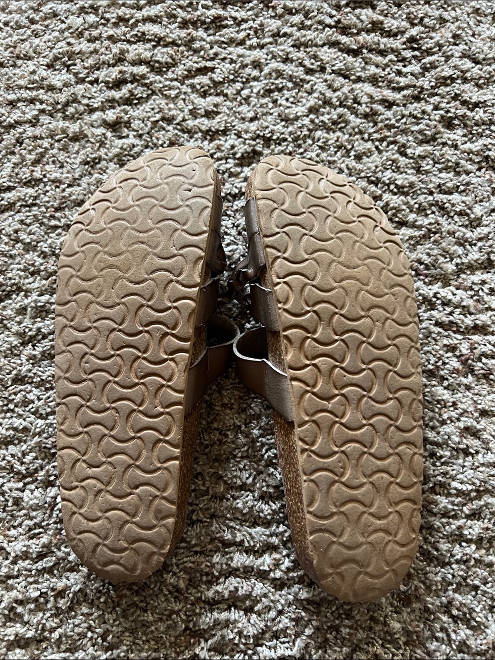 Maurices Braided Double-Buckle Slide Sandals in Taupe Brown - Picture 3 of 3